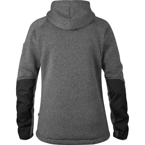 Fjallraven Övik Fleece Hoodie W (Medium) in Dark Grey - Picture 4 of 4